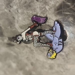 Kinky Beetlejuice and Lydia Enamel Pin